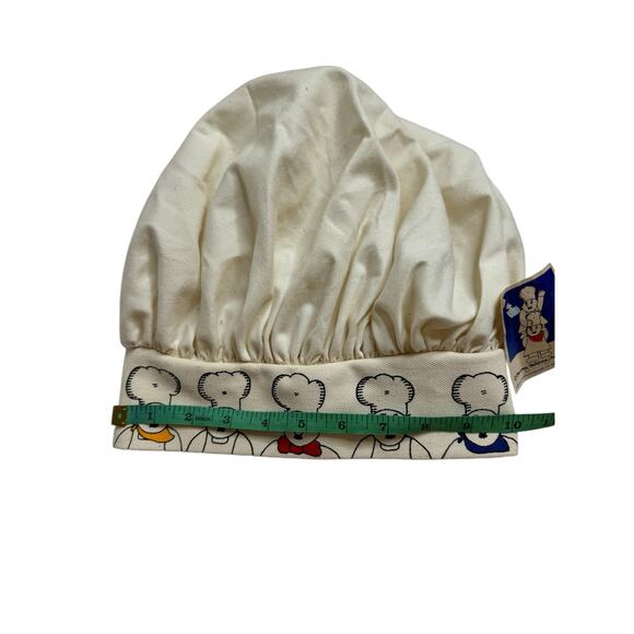 BARNEY SALTZBERG CHEF Hat Vintage *NEW* Ivory Toque Cartoon Adult One Size - Picture 8 of 9